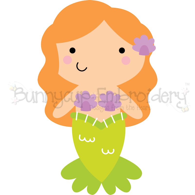 Boxy Mermaid SVG