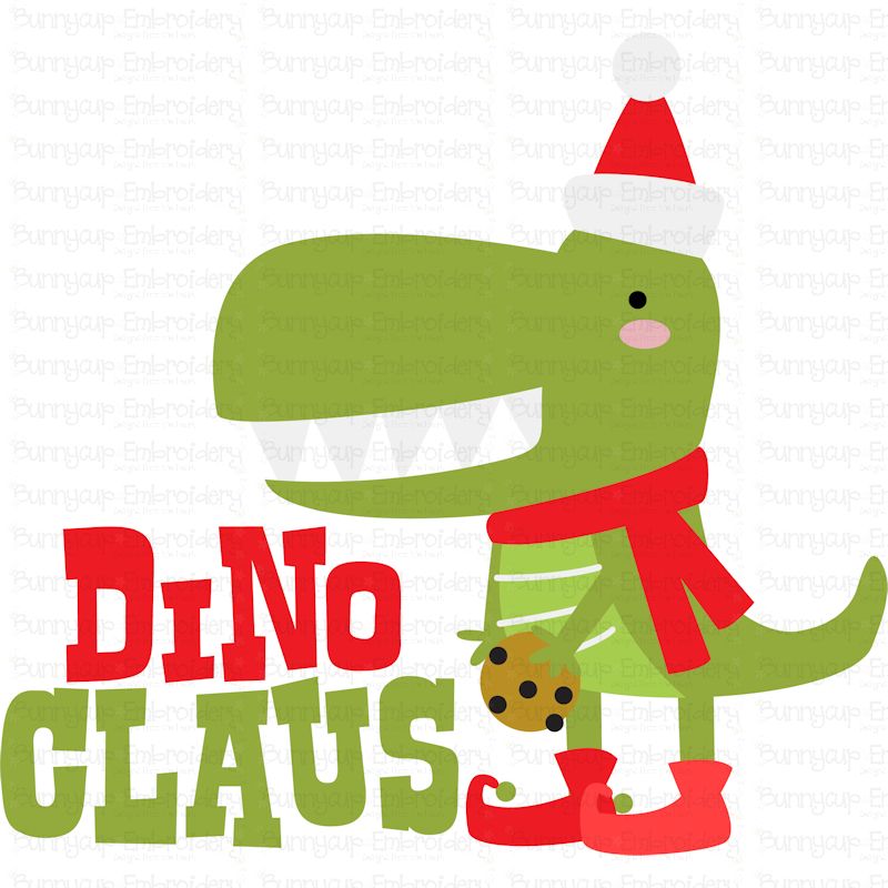 Dino Claus SVG