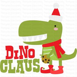 Dino Claus SVG