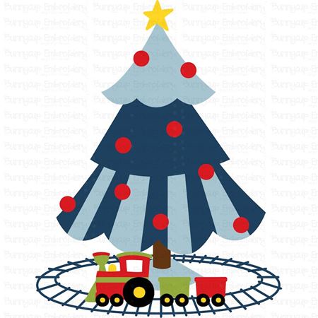Boys Christmas Tree SVG
