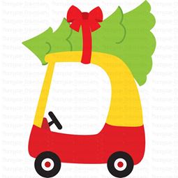 Christmas Cozy Coupe SVG