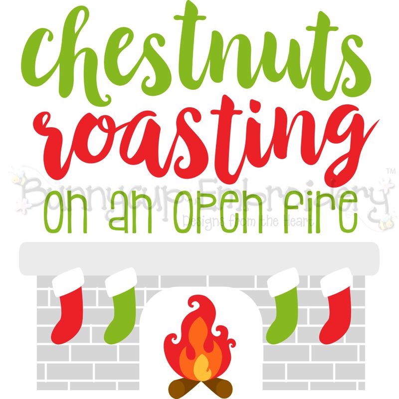 Chestnuts Roasting On An Open Fire SVG