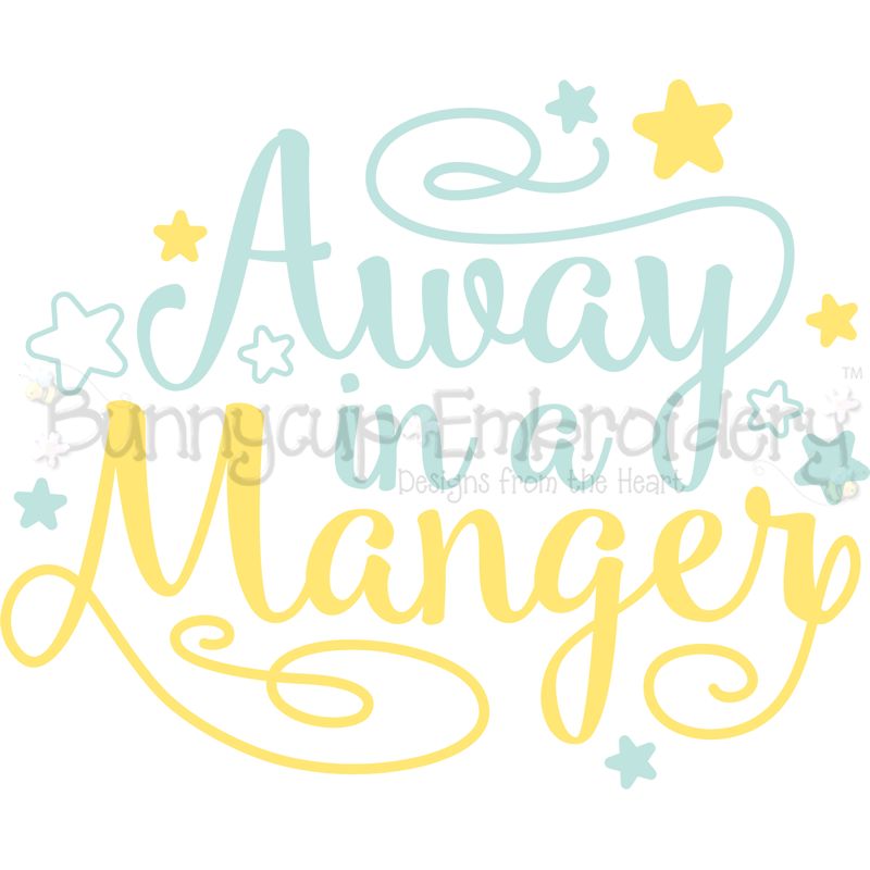 Away In A Manger SVG