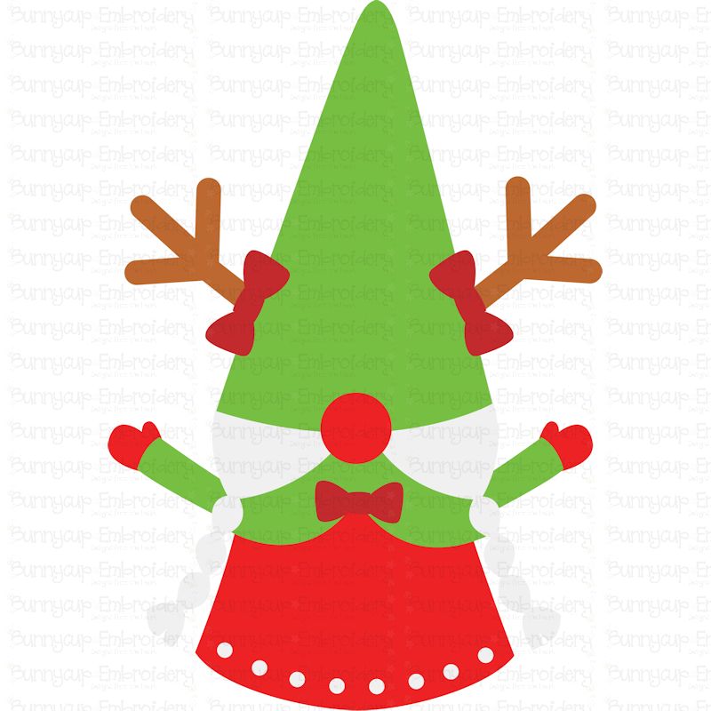 Girl Reindeer Gnome SVG