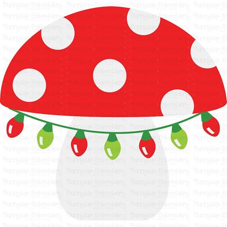 Christmas Mushroom SVG