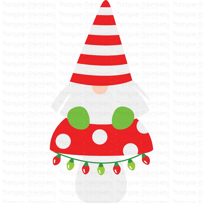 Boy Gnome Sitting On A Mushroom SVG