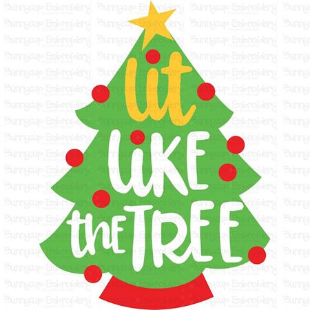 Lit Like The Tree SVG