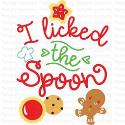 I Licked The Spoon SVG