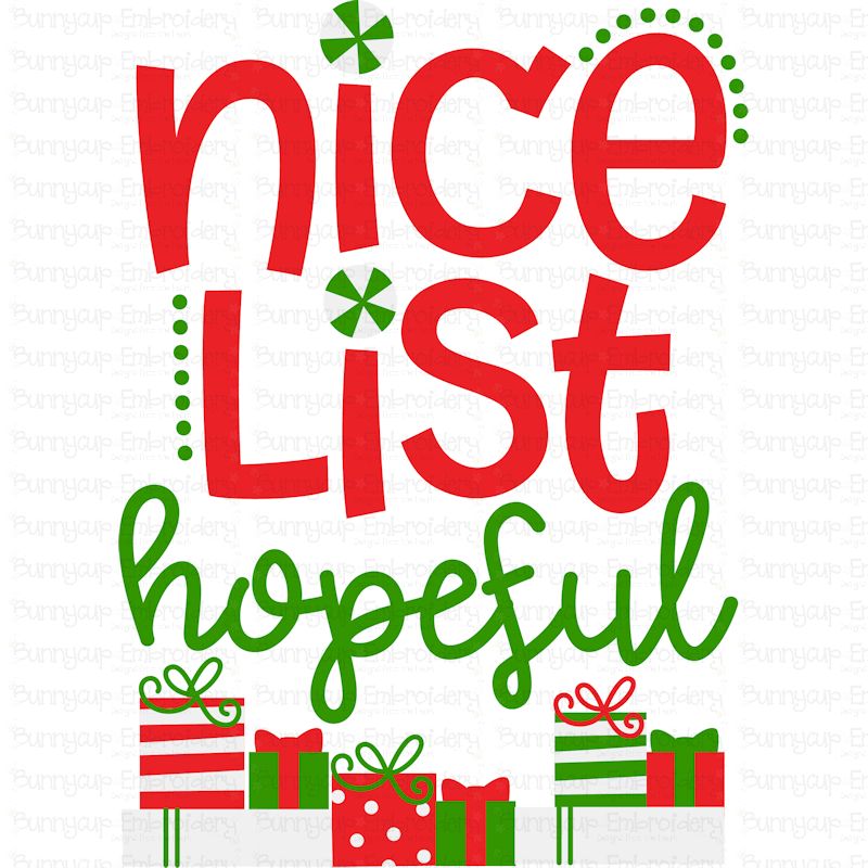 Nice List Hopeful SVG