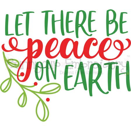 Let There Peace On Earth SVG