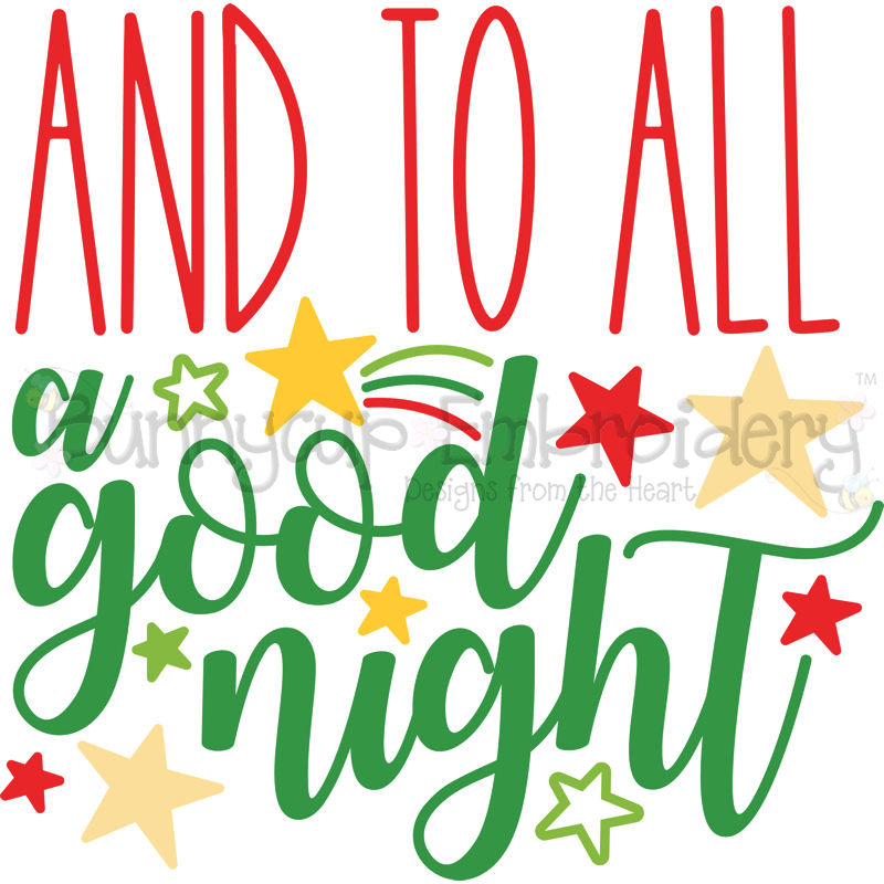 And To All A Good Night SVG