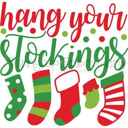 Hang Your Stockings SVG