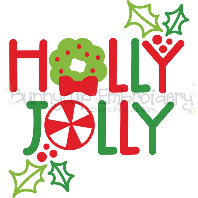Holly Jolly SVG