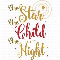 One Star One Child One Night SVG