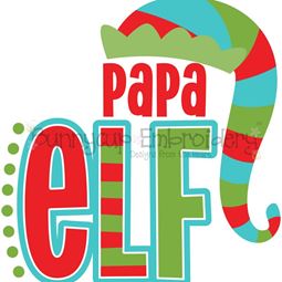 Papa Elf SVG