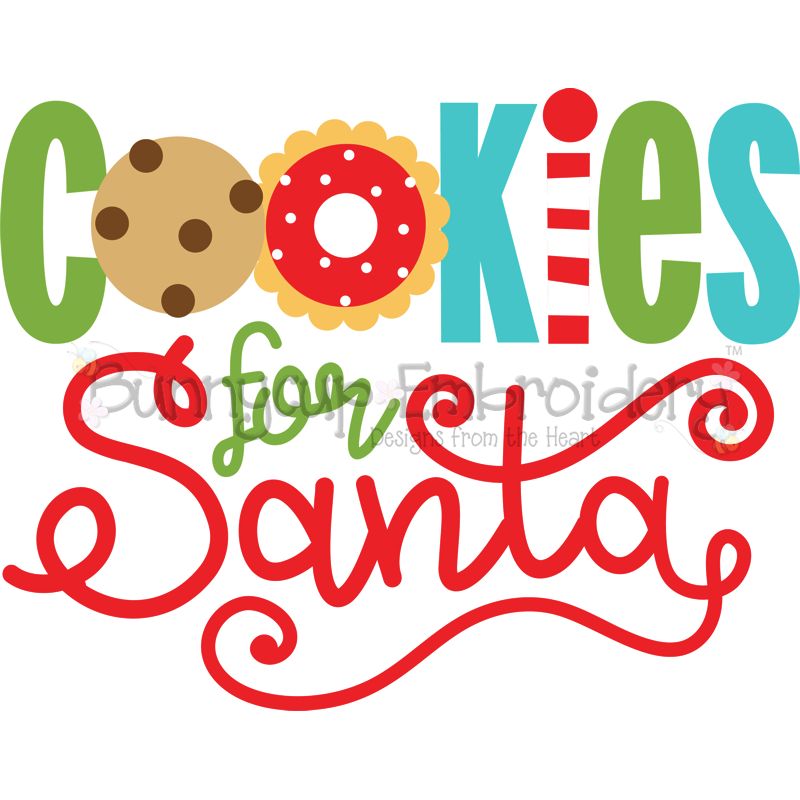 Cookies For Santa SVG
