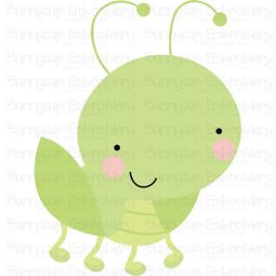 Cute Grasshopper SVG