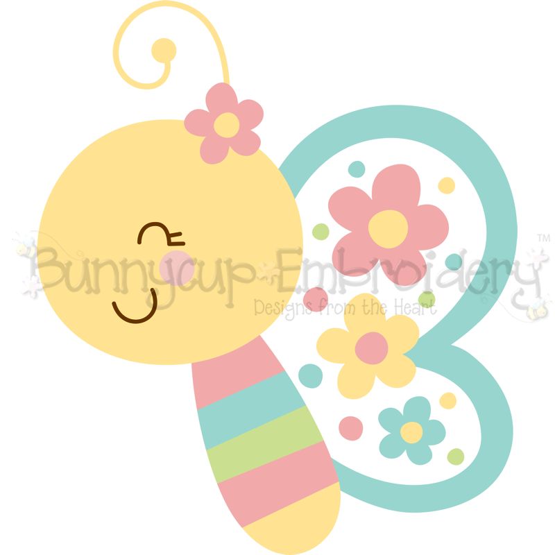 Side On Butterfly SVG