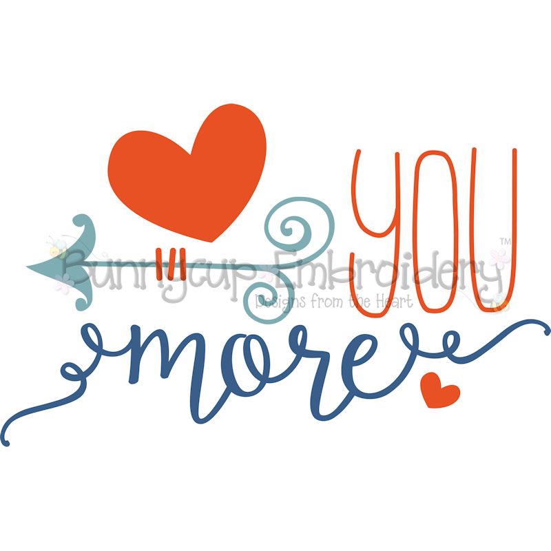 Love You More SVG