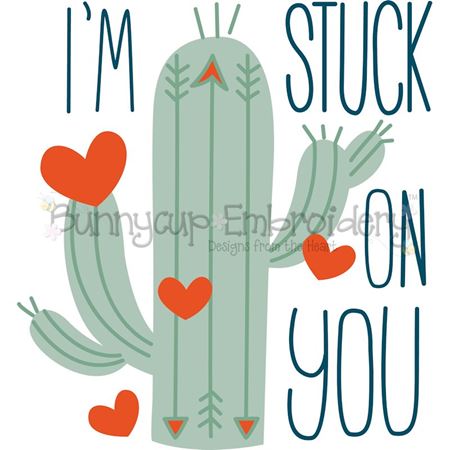 I'm Stuck On You Cactus SVG