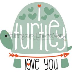 I Turtley Love You SVG