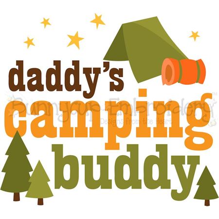 Daddy's Camping Buddy SVG