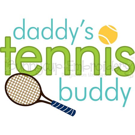Daddy's Tennis Buddy SVG