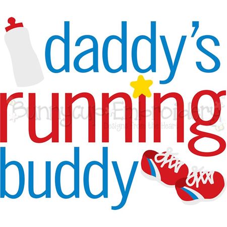 Daddy's Running Buddy SVG