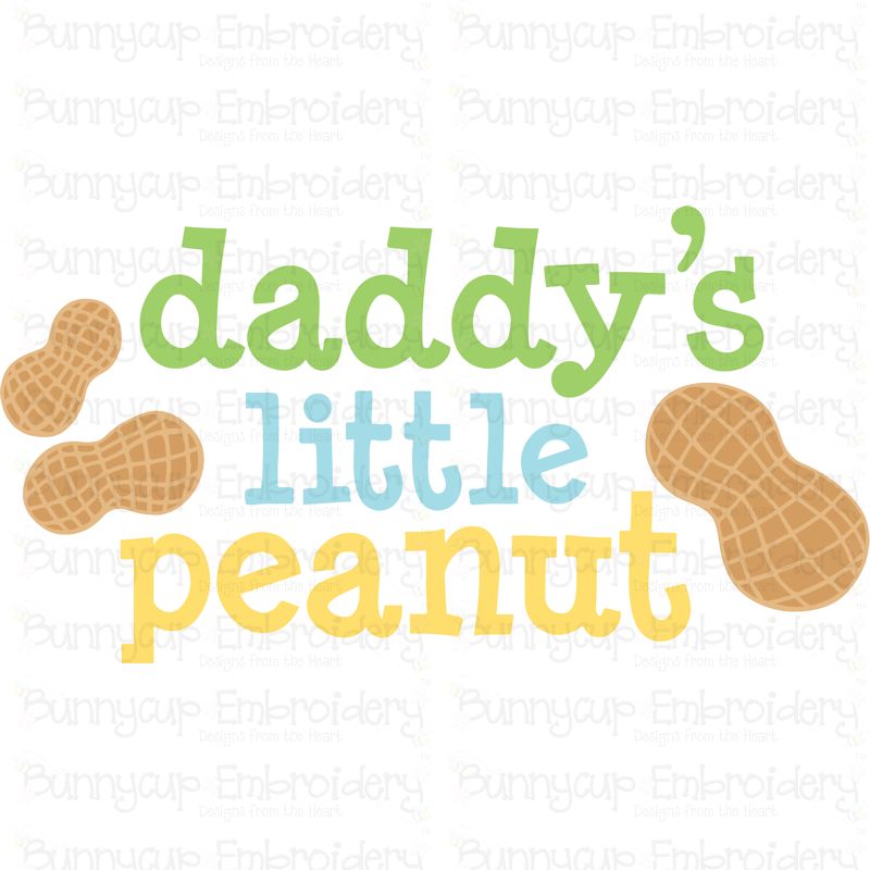 Daddys Little Peanut SVG