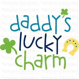Daddys Lucky Charm SVG