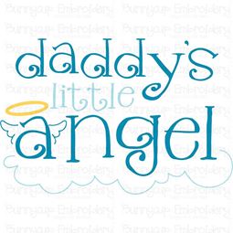 Daddys Little Angel SVG