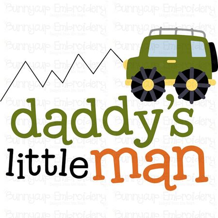 Daddys Little Man SVG
