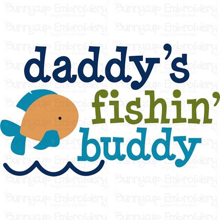 Daddys Fishing Buddy SVG - Bunnycup SVG