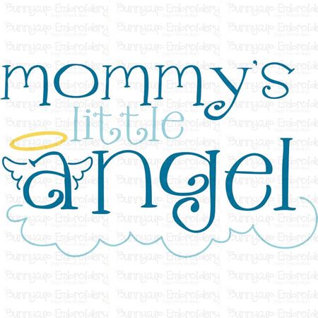 Mommy's Little Angel SVG