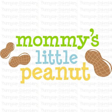 Mommy's Little Peanut SVG