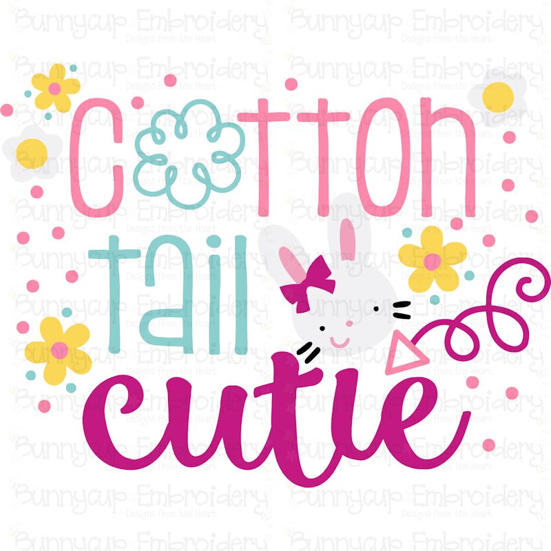 Cotton Tail Cutie SVG