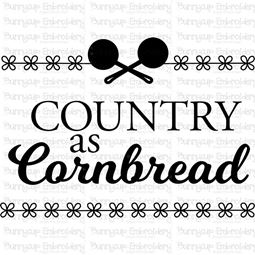 Country As Cornbread SVG