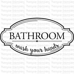Bathroom Wash Your Hands SVG