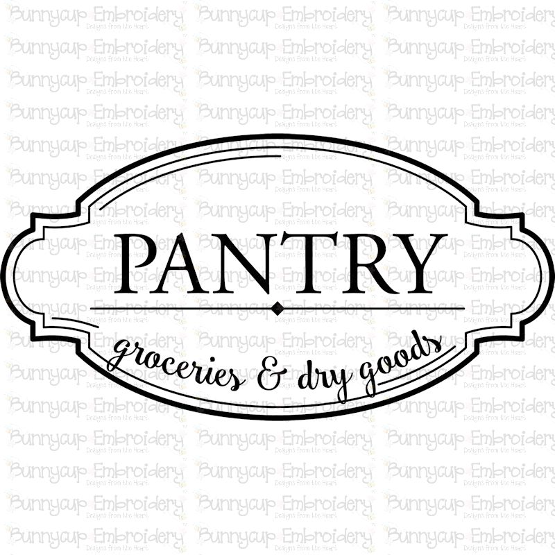 Pantry Groceries And Dry Goods SVG