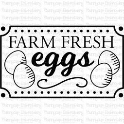 Farm Fresh Eggs SVG