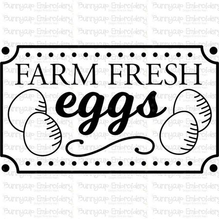 Farm Fresh Eggs SVG