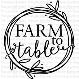Farm To Table SVG