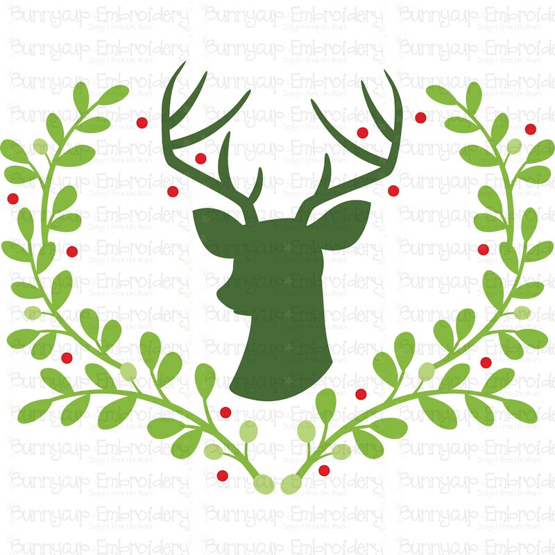 Deer Head Silhouette