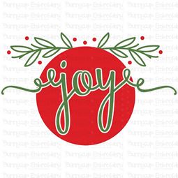 Joy Ornament SVG