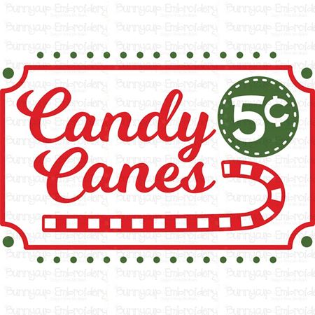 Candy Canes 5c SVG