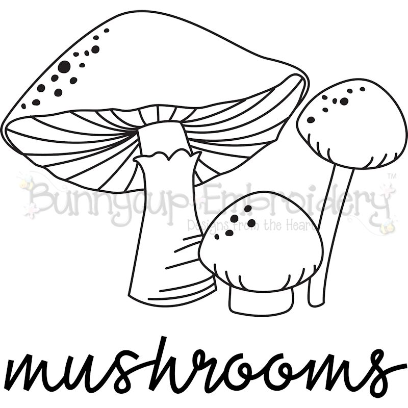 Farmhouse Mushrooms SVG