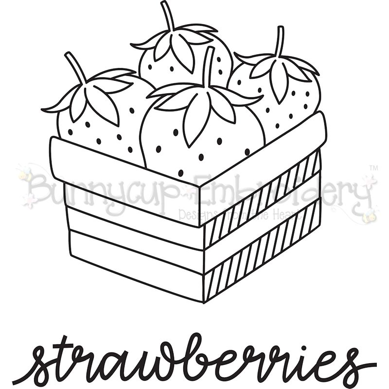 Farmhouse Strawberries SVG