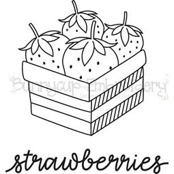 Farmhouse Strawberries SVG