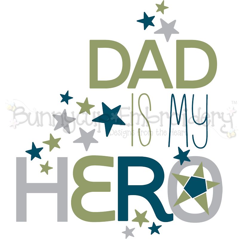 Dad Is My Hero SVG