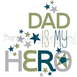 Dad Is My Hero SVG